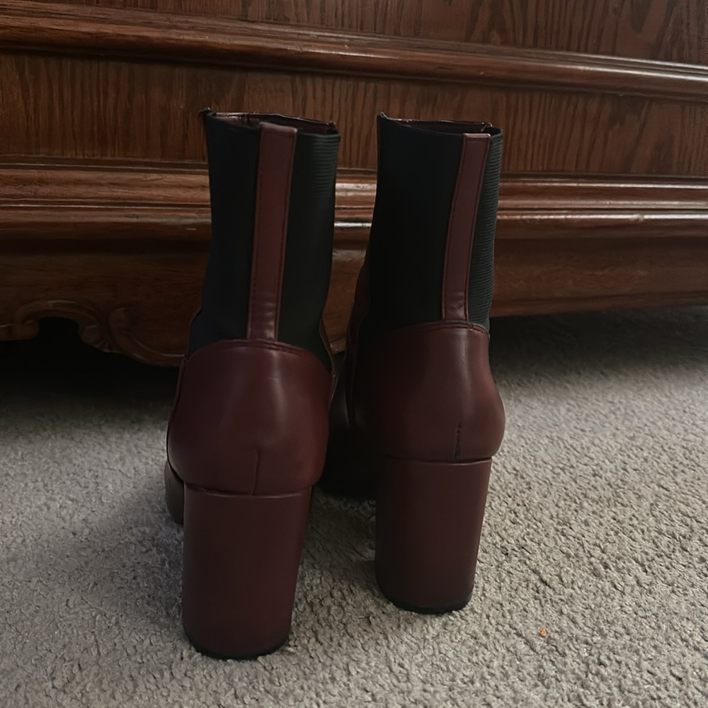 Maroon Booties - image 2